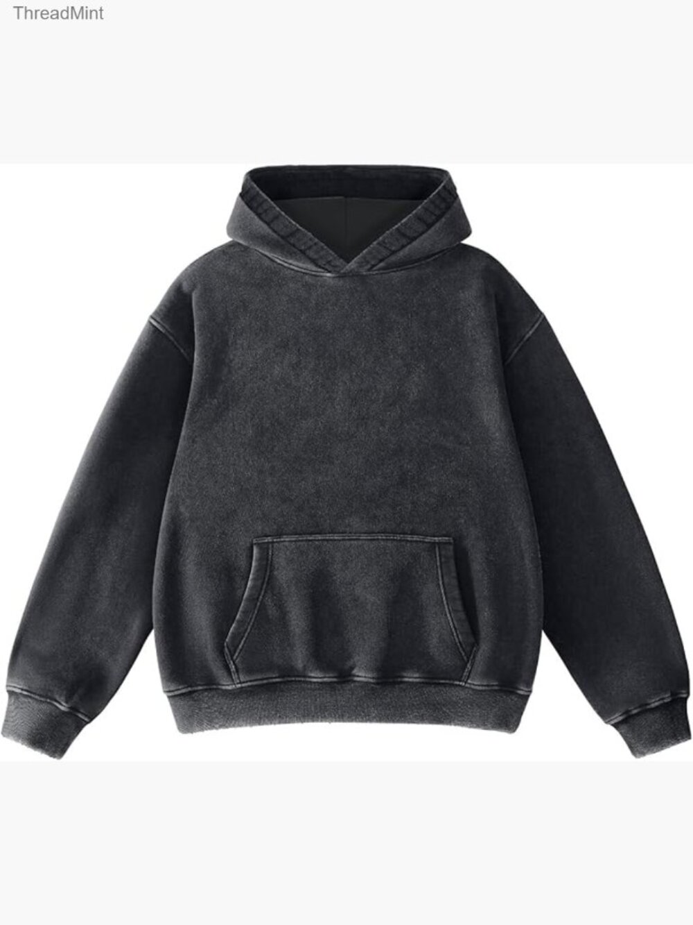 Oversized Heavyweight Fleece Hoodie Unisex Vintage Streetwear Sweatshirt